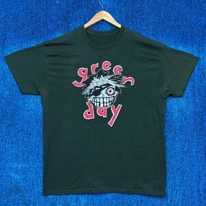 Green Day Punk Green T-Shirt Size Extra Large